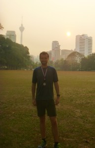 KL Tower an a sneaky medal!