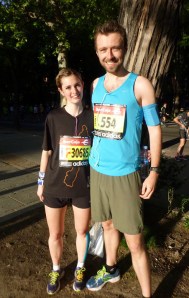 Pre-race, post-"toilet" photo