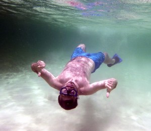 Messing about underwater