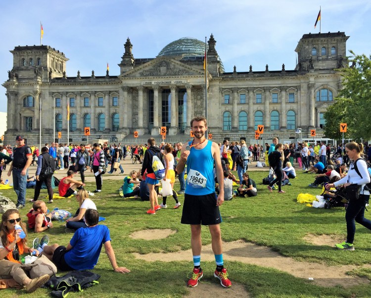 In front of the Bundestag