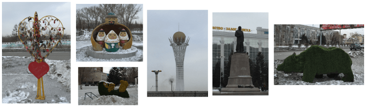 Statues Ust Kamenogorsk