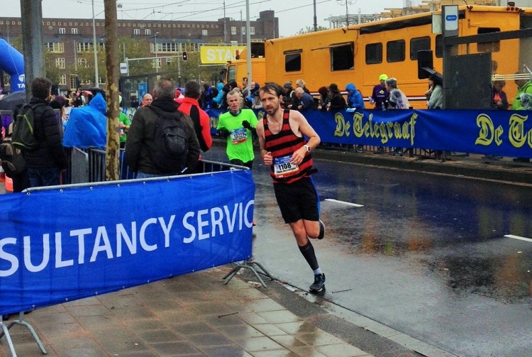 Smelling like a wet dog by now...