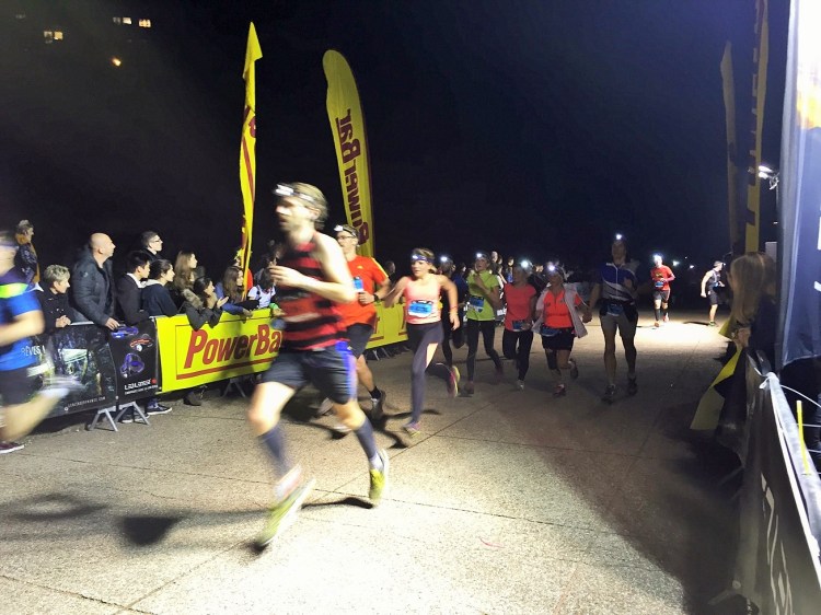 My gladiatorial finish...