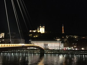 The Saone, Fourviere and...the Eiffel Tower?