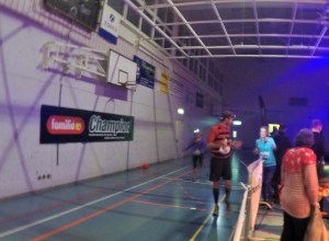 Not quite the "happy new year kiss" scene we'd pre-planned!