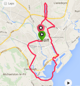 Cardiff World Half Marathon Championships Map