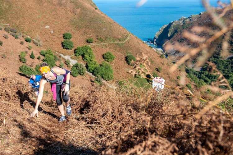 Top of the hill from hell. Copyright: RedBull / Leo Francis
