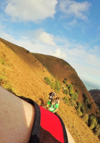 Climb from hell and view from over my shoulder.